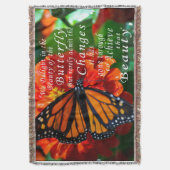 Couverture Jeter la couverture/beauté d'un papillon (devant Vertical)