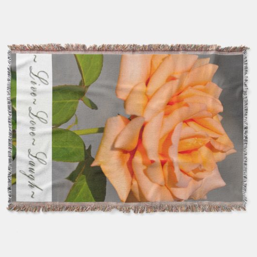 Couverture Jeter le Rose de couverture/de pêche (Devant)