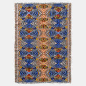 Couverture Jeter une couverture/Motif africain (devant Vertical)