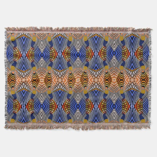 Couverture Jeter une couverture/Motif africain (Devant)