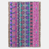 Couverture Jeter une couverture/Motif tribal (devant Vertical)