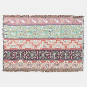 Couverture Jeter une couverture/Motif tribal