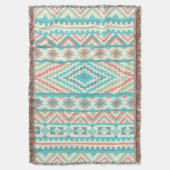 Couverture Jeter une couverture/Motif tribal (devant Vertical)
