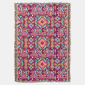 Couverture Jeter une couverture/Motif tribal aztèque (devant Vertical)