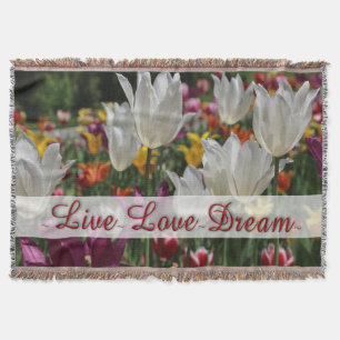 Couverture Jeter une couverture/tulipes