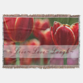 Couverture Jeter une couverture/tulipes (Devant)