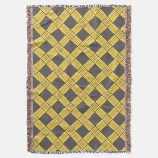 Couverture Jeu de plaid gris et jaune (devant Vertical)