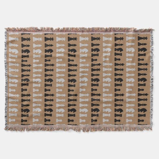 Couverture Jeu d'échecs Brown moderne Motif (Devant)