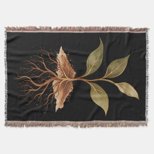 Couverture Jeune plantule enracinée | Cadeau pour amateur de (Devant)