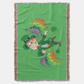 Couverture Joli et souriant dancing leprechaun, un arc-en-cie (devant Vertical)