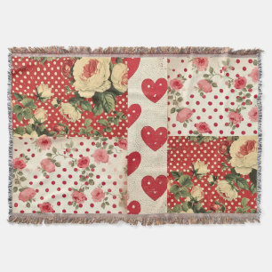 Couverture Joli look Vintage Shabby Chic Floral