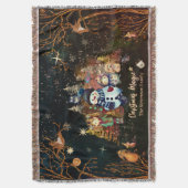 Couverture Joli Noël Magie Noir Vert (devant Vertical)