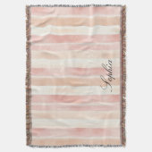 Couverture Joli Peach rose Crème raypes (devant Vertical)