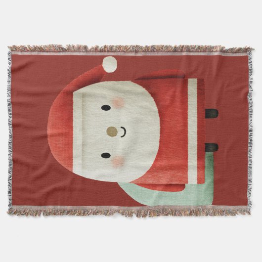 Couverture Joli Père Noël Minimaliste (Devant)