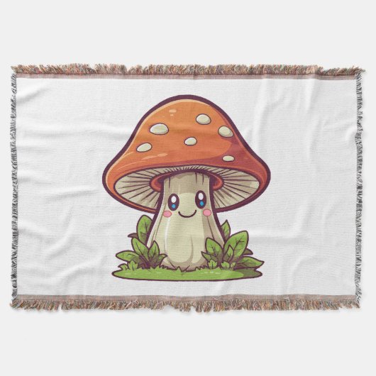 Couverture Joli style kawaii, Cueillette de champignons (Devant)