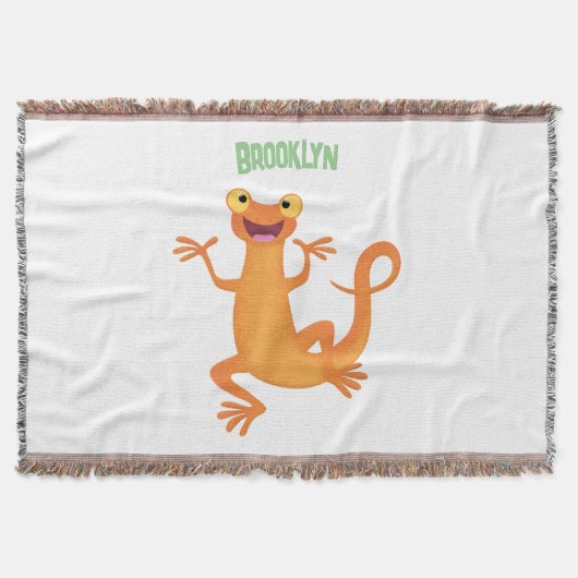 Couverture Joli triton orangé joyeux (Devant)