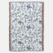 Couverture Jolie Fleurie Bleue Blanche   (devant Vertical)