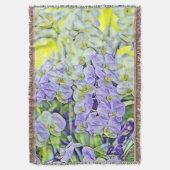 Couverture Jolie orchidée jaune violet fleurs aquarelle (devant Vertical)