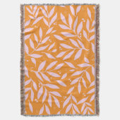 Couverture Jolies branches - orange et rose (devant Vertical)