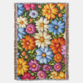 Couverture Jolies fleurs, aux couleurs vives (devant Vertical)