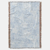 Couverture Jolies Fleurs Blanches Bleues (devant Vertical)