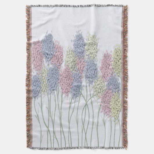 Couverture Jolies Fleurs colorées Pastel (devant Vertical)