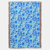 Couverture Jolis motifs paisley bleu aqua (devant Vertical)