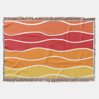 Couverture Jouer Retro Rainbow Stripes pour produit personnal