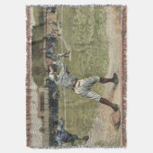 Couverture Joueur de baseball lancé à la deuxième base (devant Vertical)