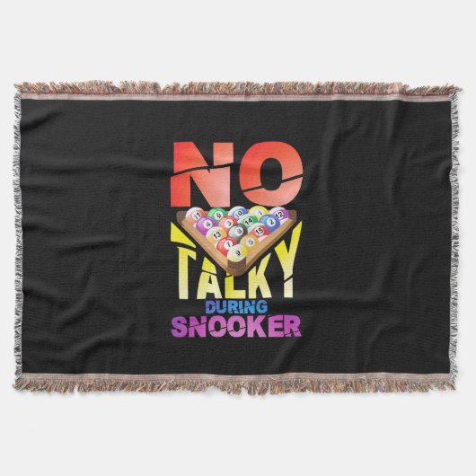 Couverture Joueur de billard | Pas De Talky Pendant Snooker (Devant)