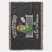 Couverture Joueur de Pickleball Amusant (devant Vertical)