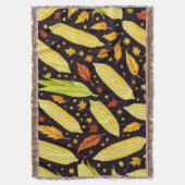 Couverture Jour de la récolte du Motif de maïs Autumn Fleece  (devant Vertical)