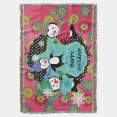 Couverture Joyeuses vacances Patinage Penguins Jeu de vacance (devant Vertical)