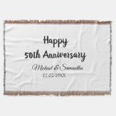 Couverture Joyeux 50e anniversaire ajouter nom du couple date (Devant)