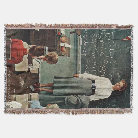 Couverture Joyeux anniversaire, Miss Jones par Norman Rockwel (Devant)