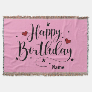 Couverture Joyeux anniversaire rose