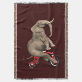 Couverture Joyeux Éléphant Sur Tricycle (devant Vertical)