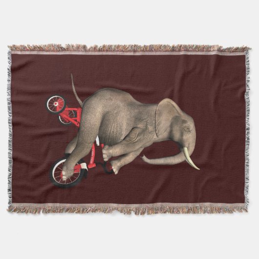 Couverture Joyeux Éléphant Sur Tricycle (Devant)