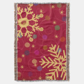 Couverture Joyeux et lumineux flocon de neige Bokeh de (devant Vertical)