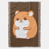 Couverture Joyeux Hamster Throw (devant Vertical)