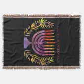 Couverture Joyeux Hanoukka Throw (Devant)