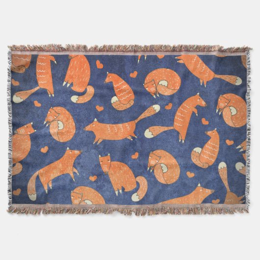 Couverture Joyeux motif de renard animal (Devant)