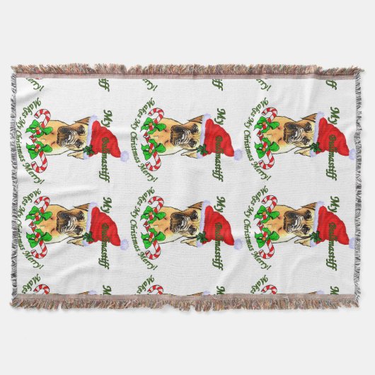 Couverture Joyeux Noël Bullmastiff (Devant)