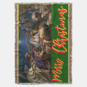 Couverture Joyeux Noël, mur, fenêtre, image (devant Vertical)