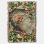 Couverture Joyeux Noël Père Noël classique antique (devant Vertical)