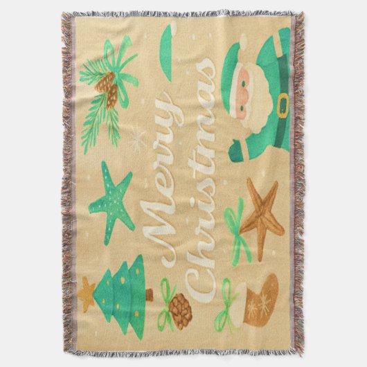 Couverture Joyeux Noël Sage Green (devant Vertical)