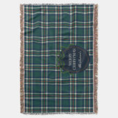 Couverture Joyeux Noël Tartan Plaid Classique Préparatoire (devant Vertical)