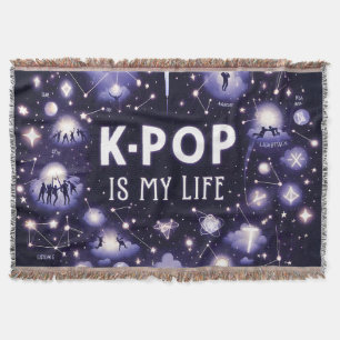 Couverture K-pop est ma vie flottant parmi les étoiles