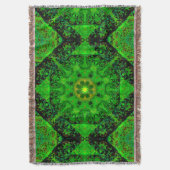 Couverture Kaleidoscope Vert Viridescente (devant Vertical)