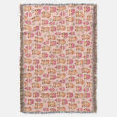 Couverture Kawaii Cute Cats and Cupcakes Motif rose (devant Vertical)